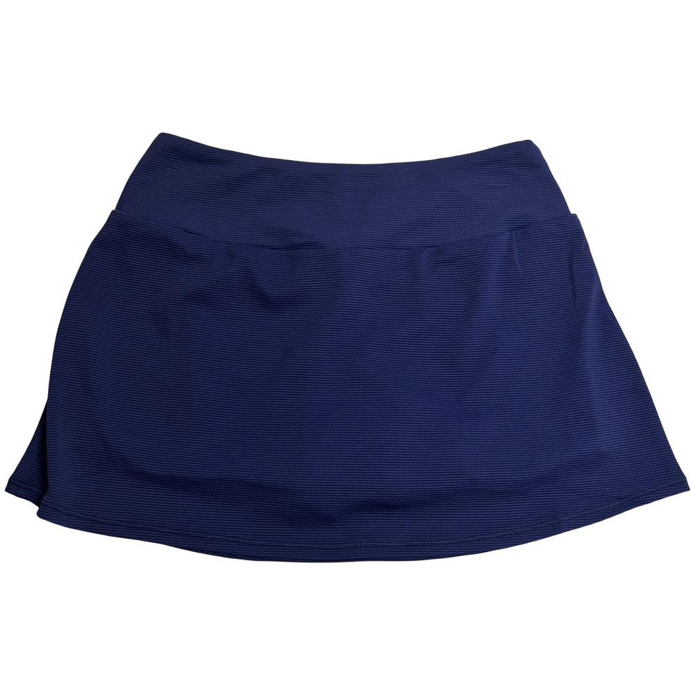 Tommy Bahama Island Cays Skort Women's Navy NWT Waffle Knit XS
